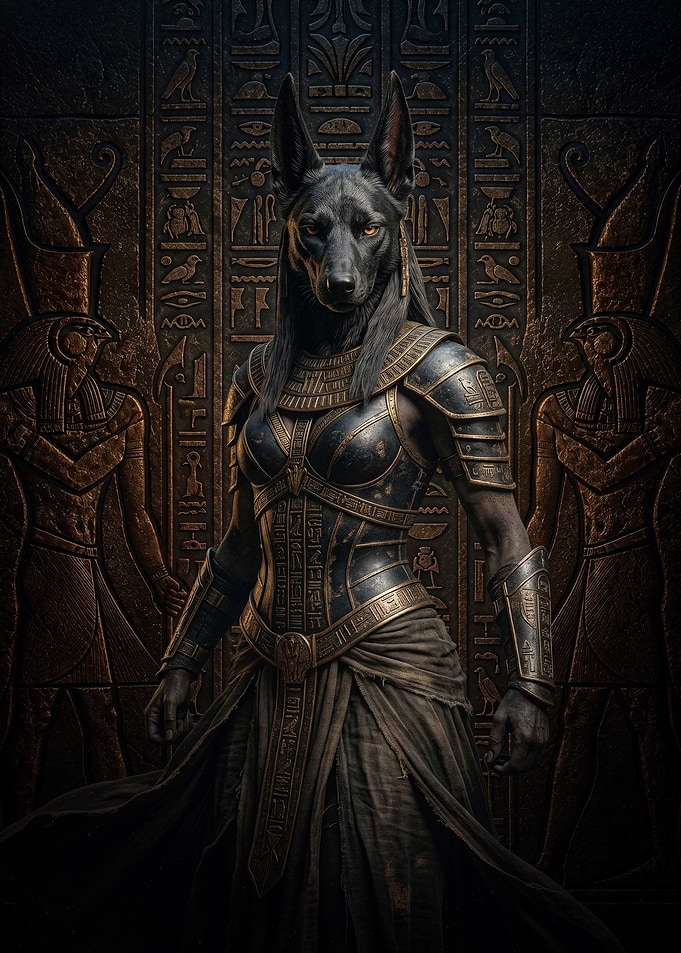 Anput is the Egyptian goddess and female counterpart of Anubis