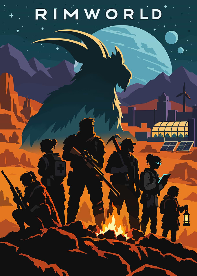 RimWorld Game Poster Art