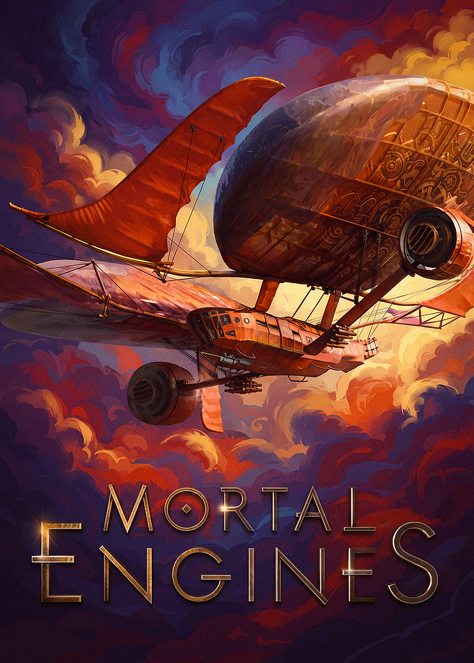 Mortal Engines Airship Movie Poster