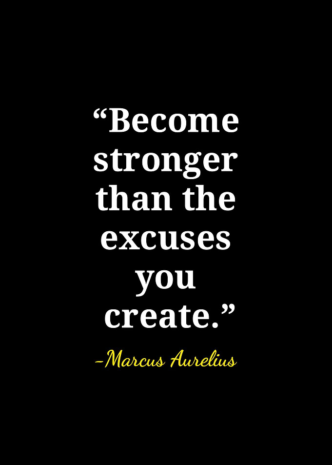 Marcus Aurelius Inspirational Quote Poster