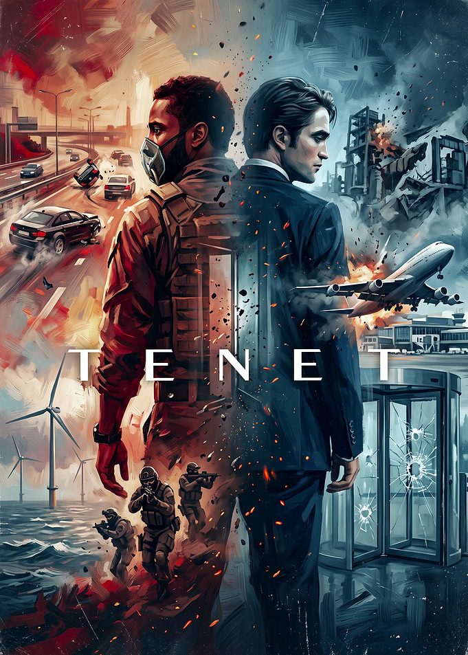 Tenet Movie Poster Art