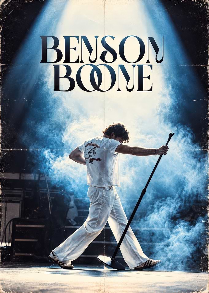 Benson Boone Concert Performance Poster