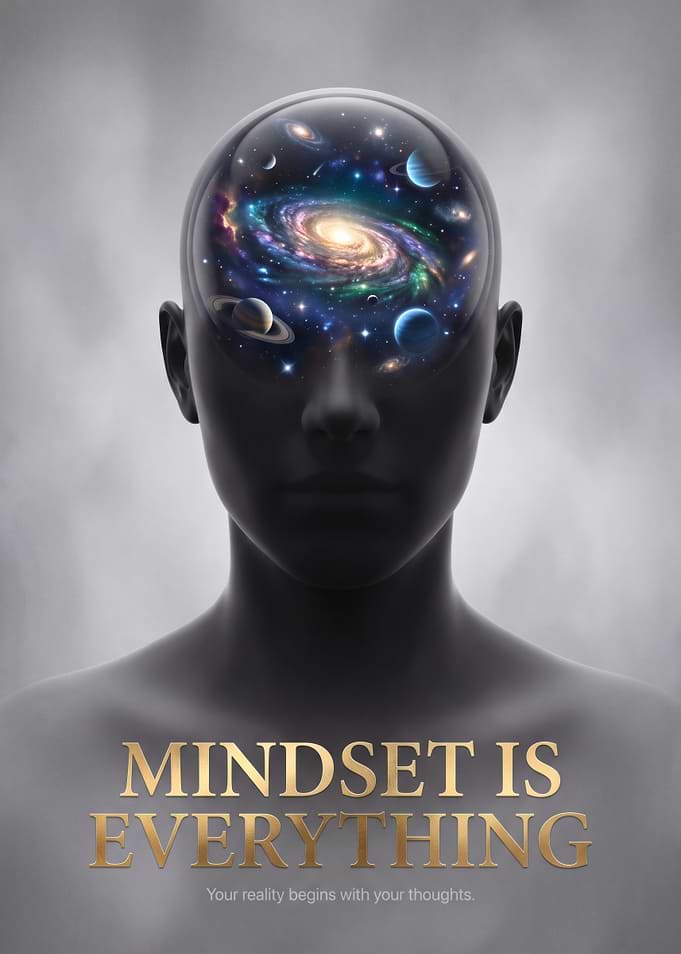 Mindset Is Everything Galaxy Head
