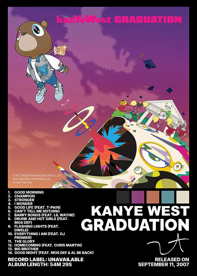 Kanye West Graduation Album Cover