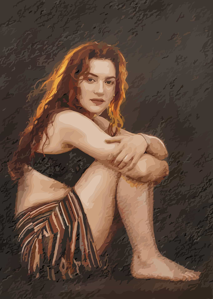 Kate Winslet Portrait Illustration