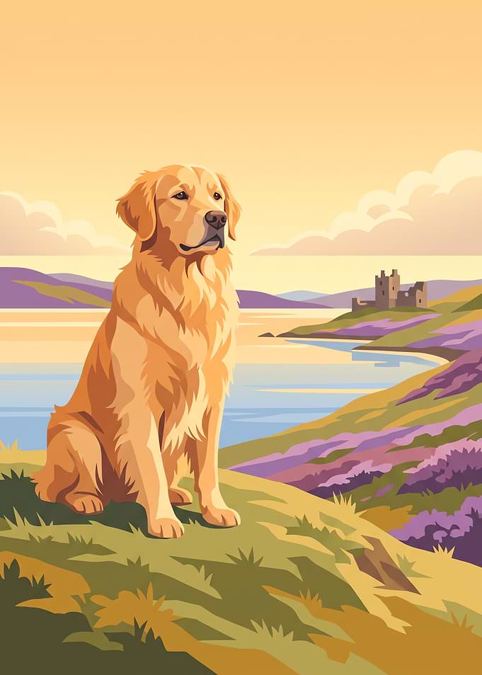 Golden Retriever of the Highlands
