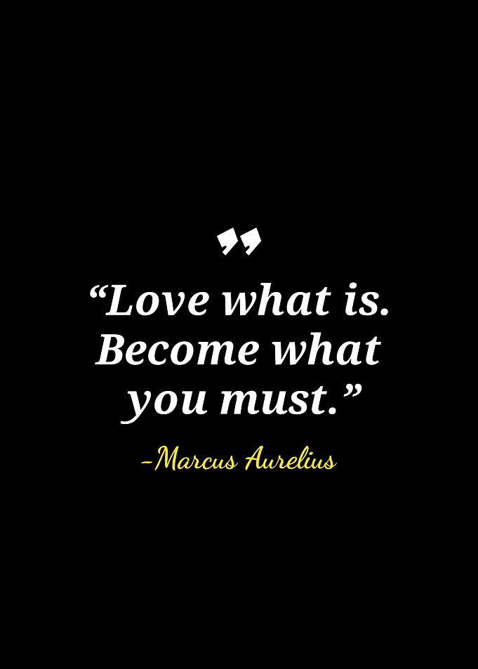 Marcus Aurelius Inspirational Quote Poster
