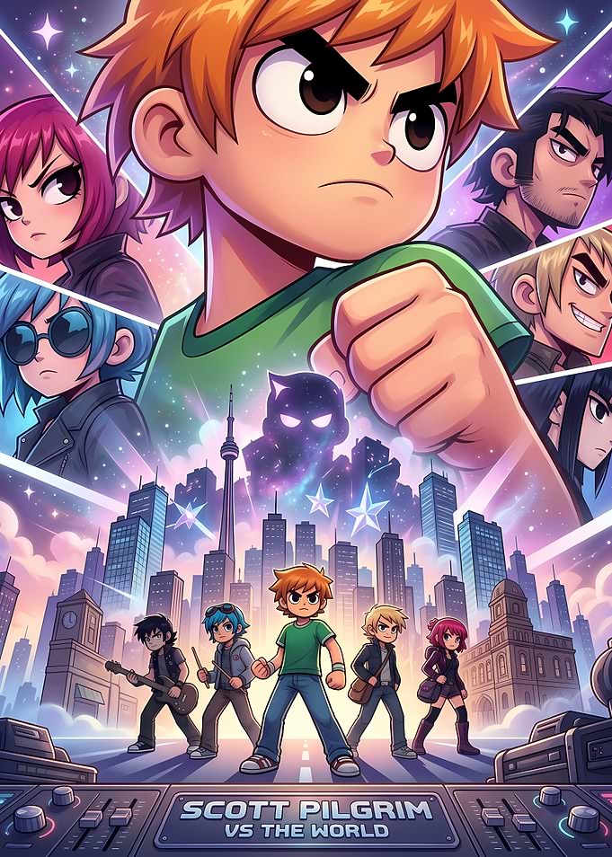 Scott Pilgrim vs The World Poster