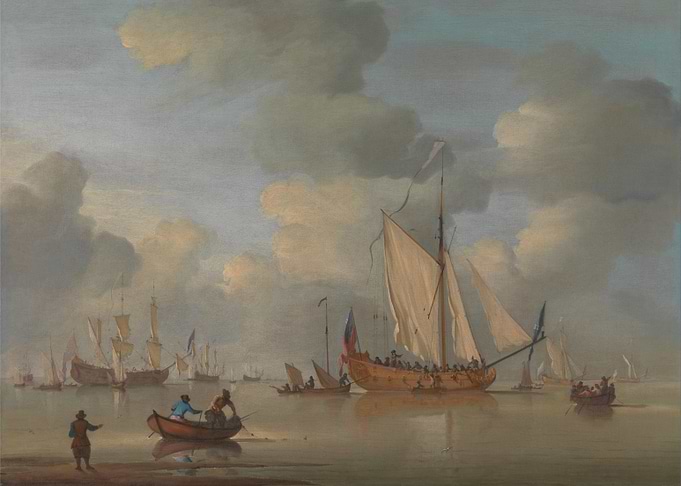 Dutch Golden Age Seascape Painting