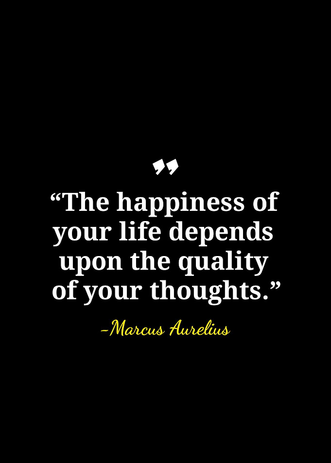 Marcus Aurelius Inspirational Quote Poster