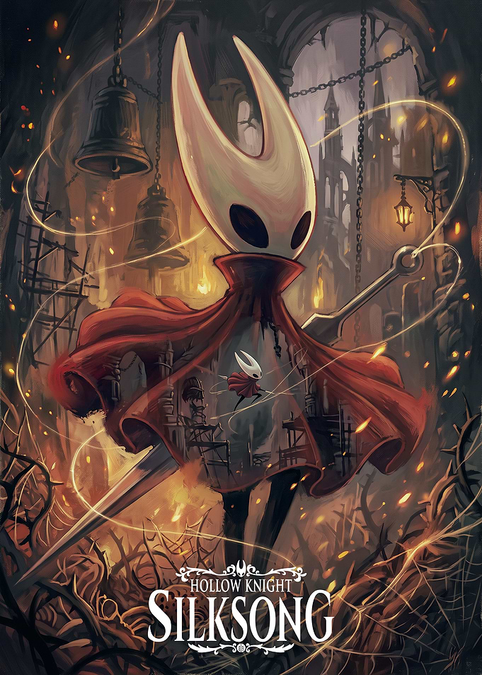Hollow Knight Silksong Hornet Poster
