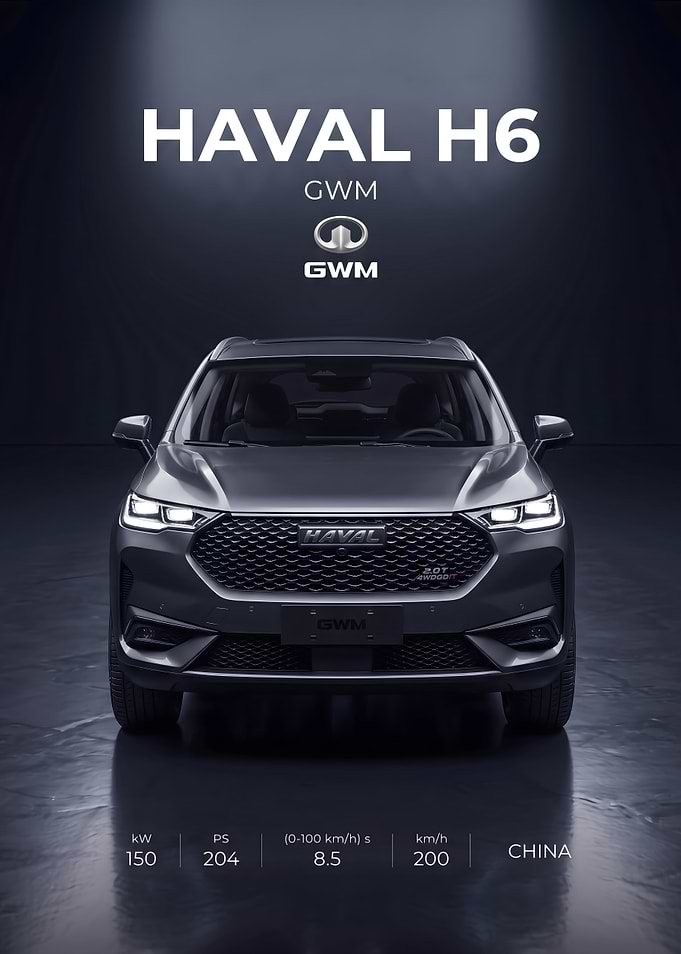 Haval H6 GWM SUV Promotional Poster
