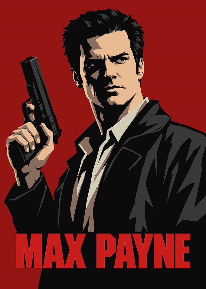 Max Payne Video Game Poster