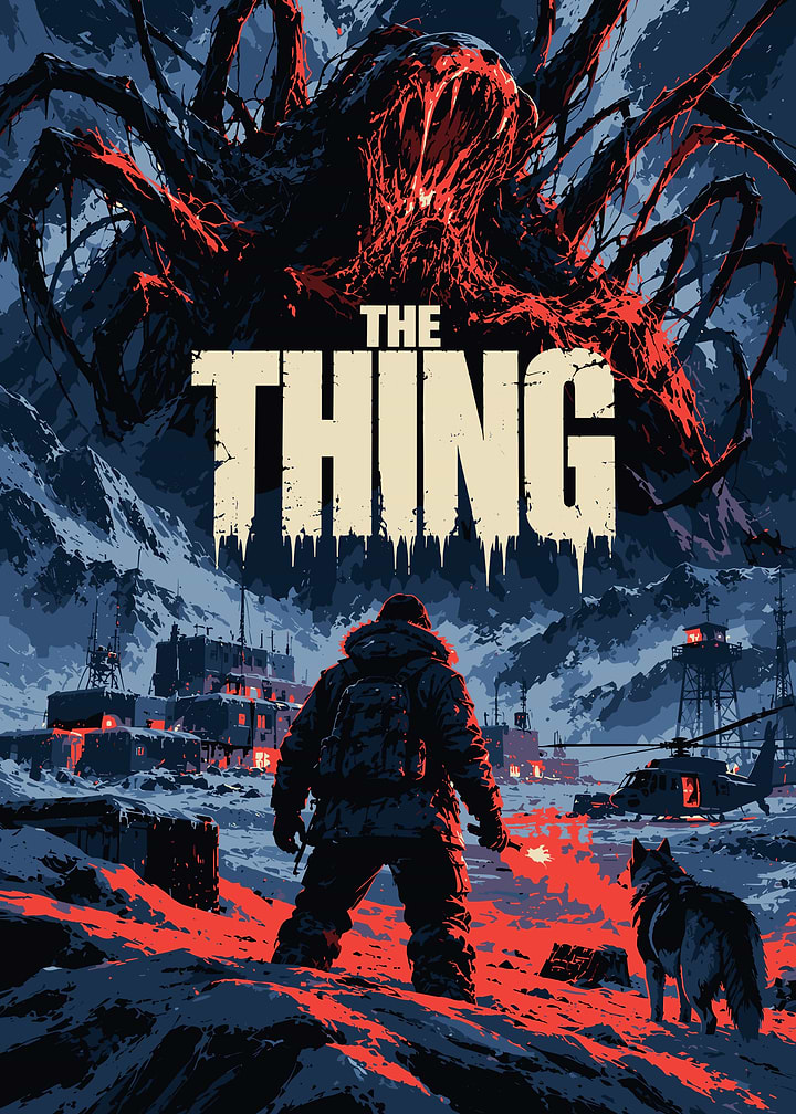 The Thing Movie Poster Art