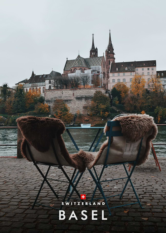 Cozy Riverside View of Basel Switzerland