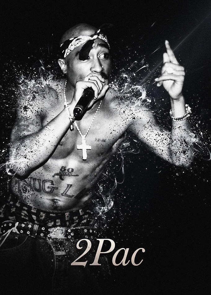 2Pac Tupac Shakur Performance Poster