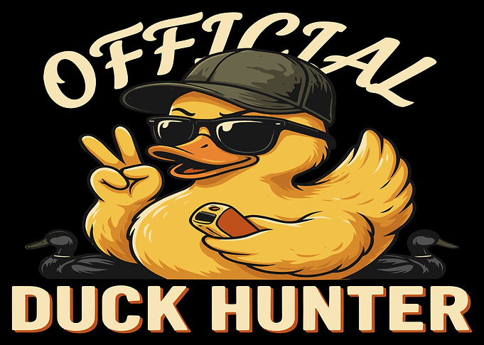 Official Duck Hunter Funny Graphic