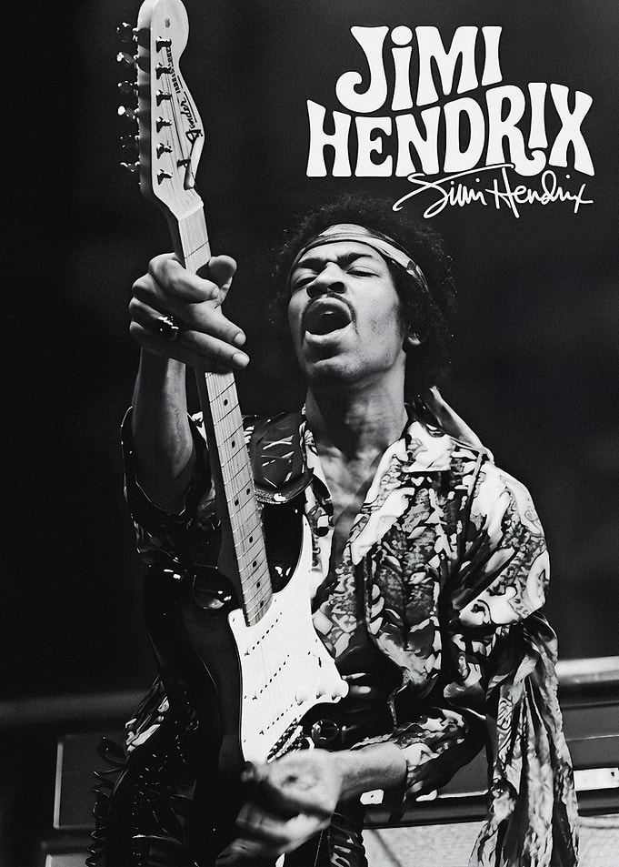 Jimi Hendrix Electric Guitar Performance