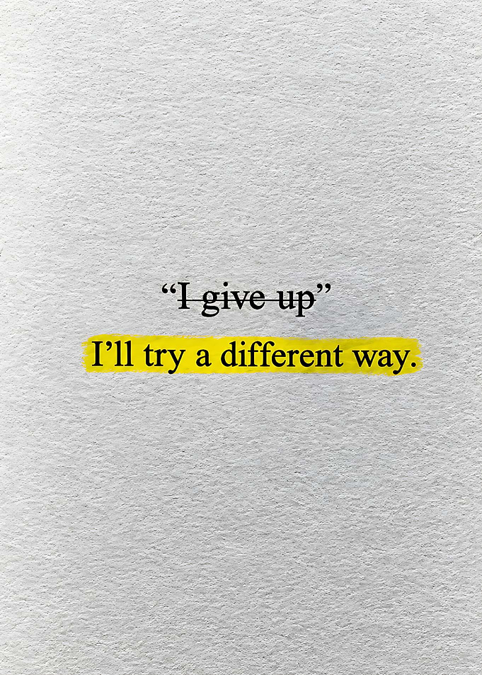 Inspirational Quote Text Art