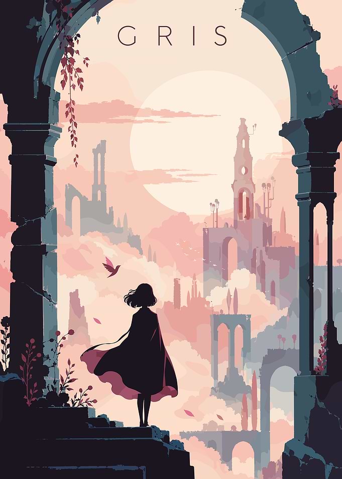 Gris Game Poster Art
