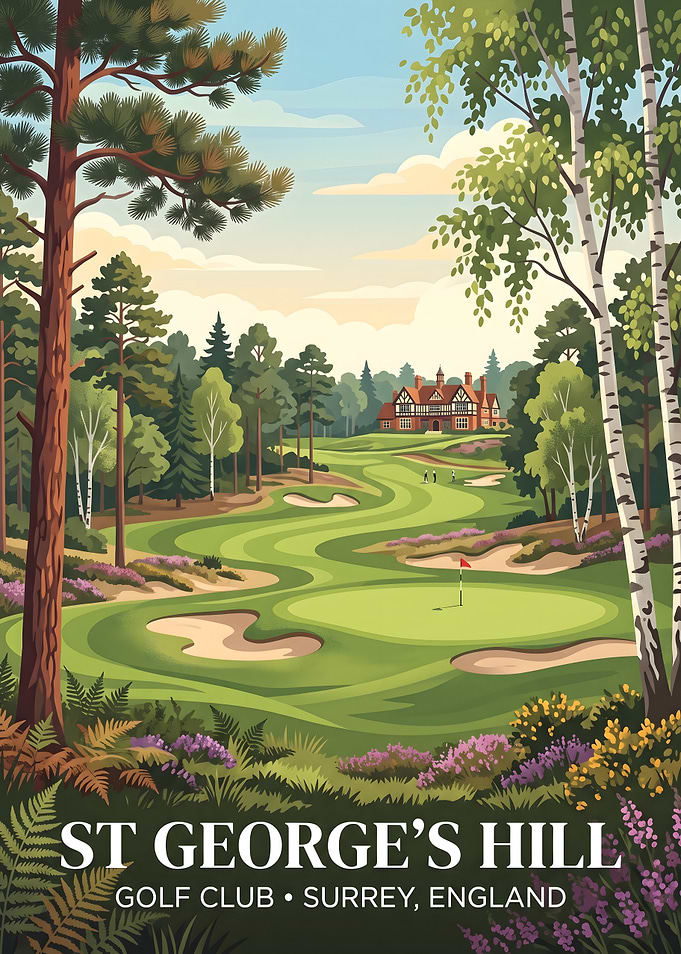 St George's Hill Golf Club Poster