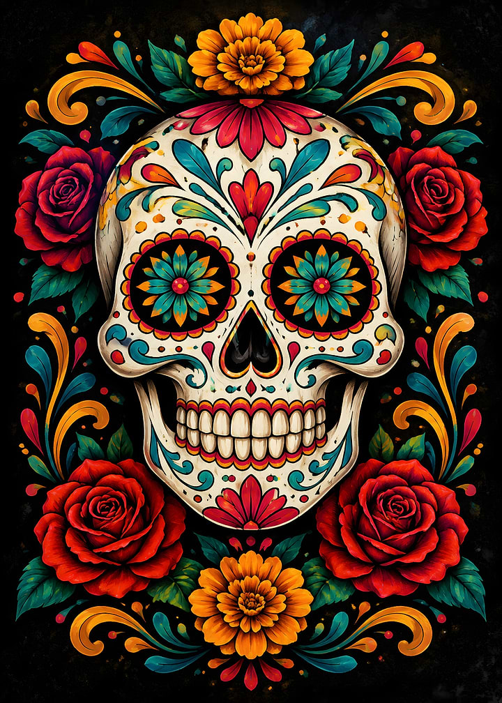 Day of the Dead Sugar Skull