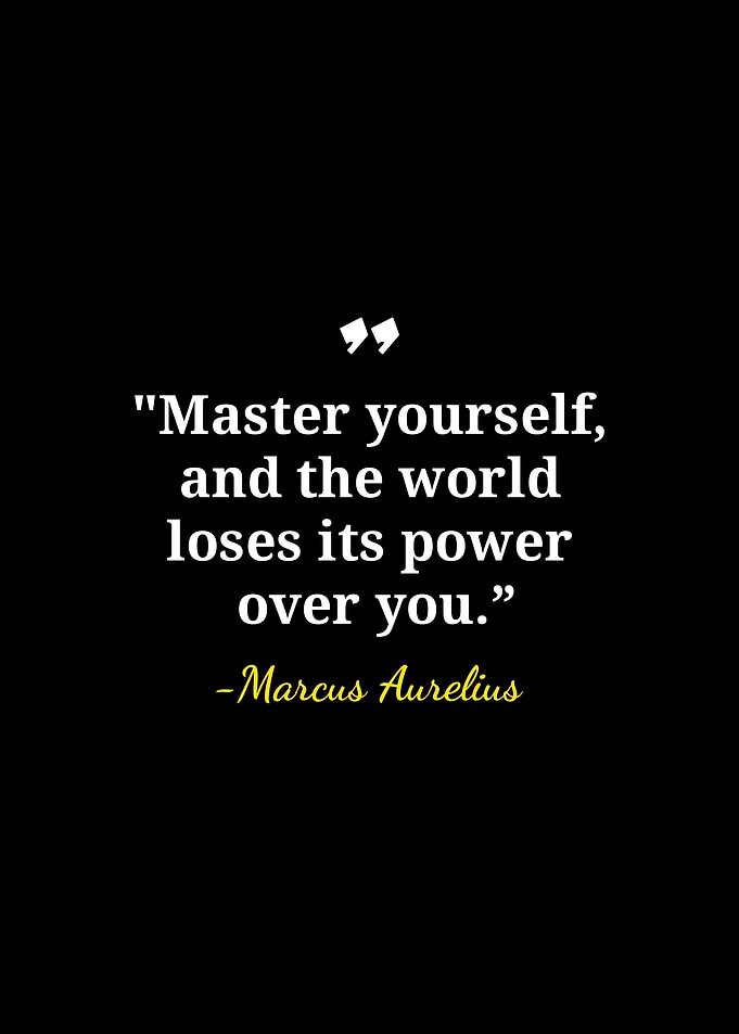 Marcus Aurelius Inspirational Quote Poster