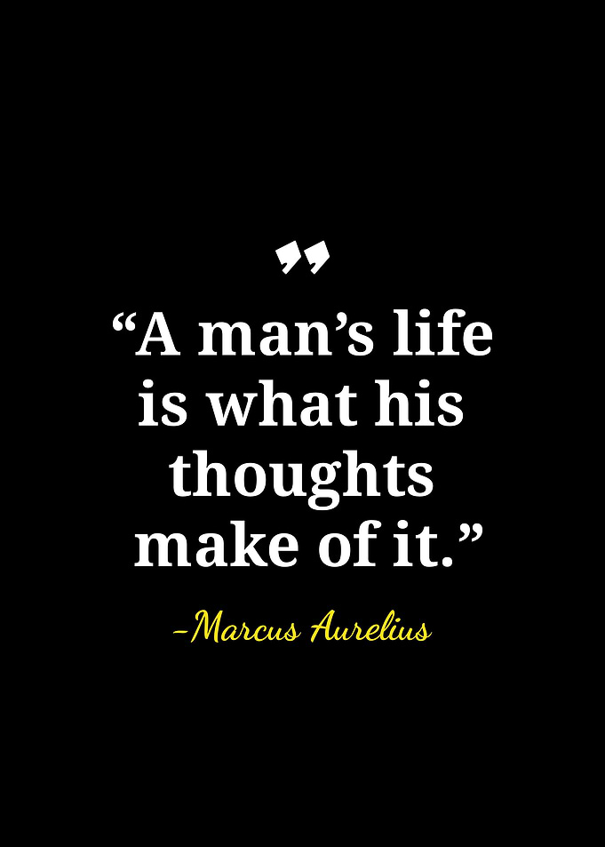 Marcus Aurelius Inspirational Quote Poster