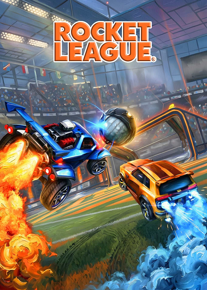 Rocket League Game Promotional Art