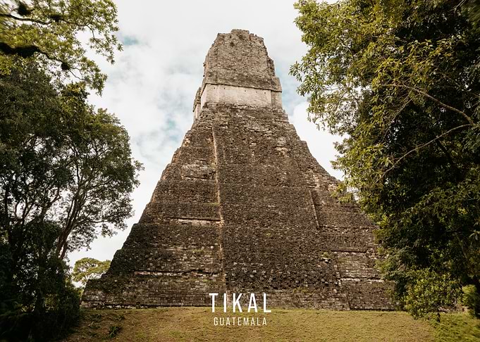 Tikal Mayan Temple in Guatemala