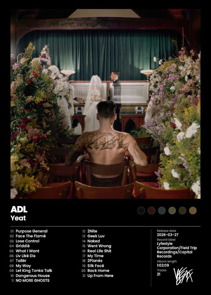 Yeat ADL Album Cover Art