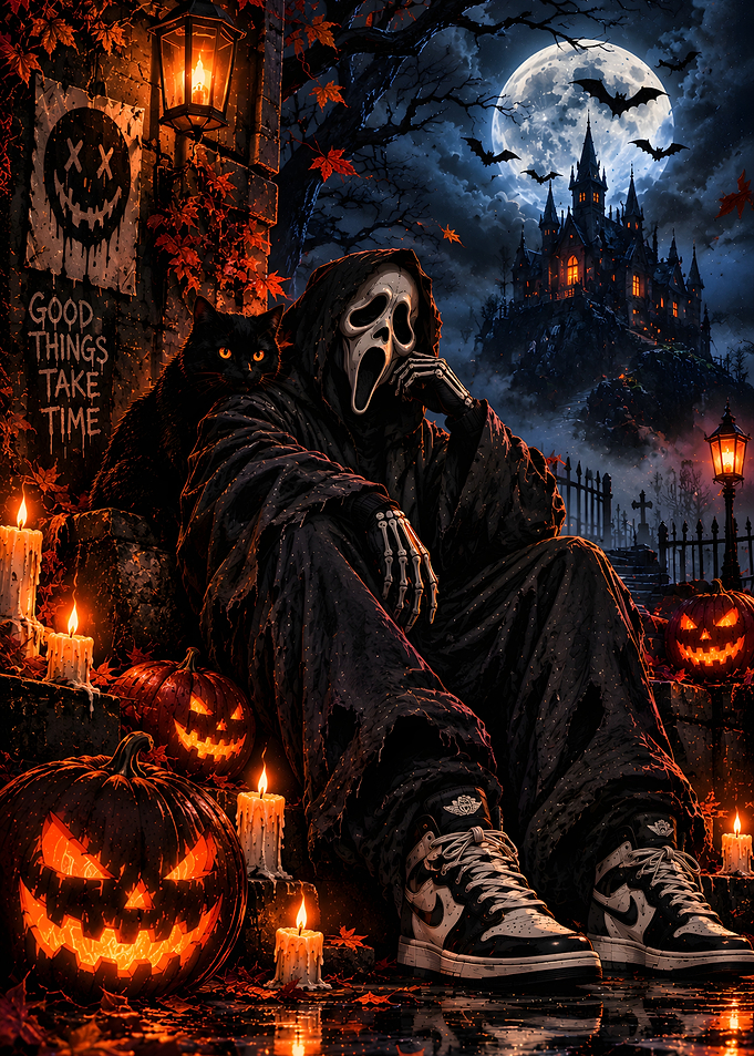 Ghostface Halloween Night Aesthetic