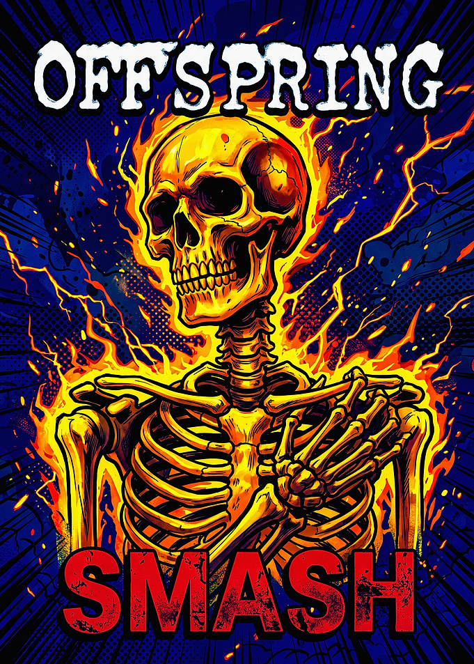 The Offspring Smash Album Art Poster