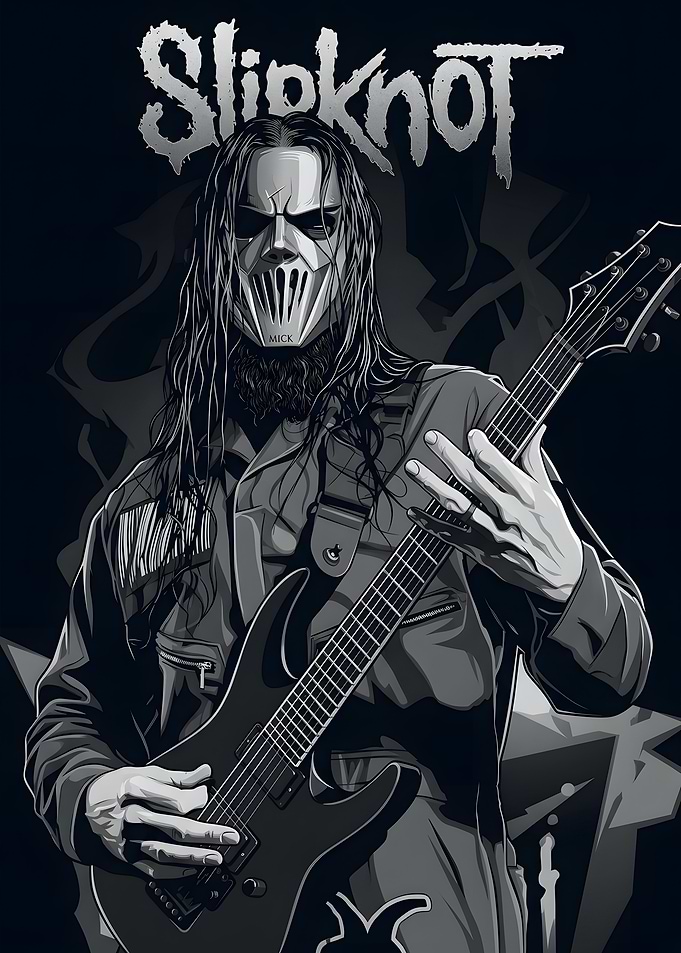 Slipknot Mick Thomson Guitarist Poster