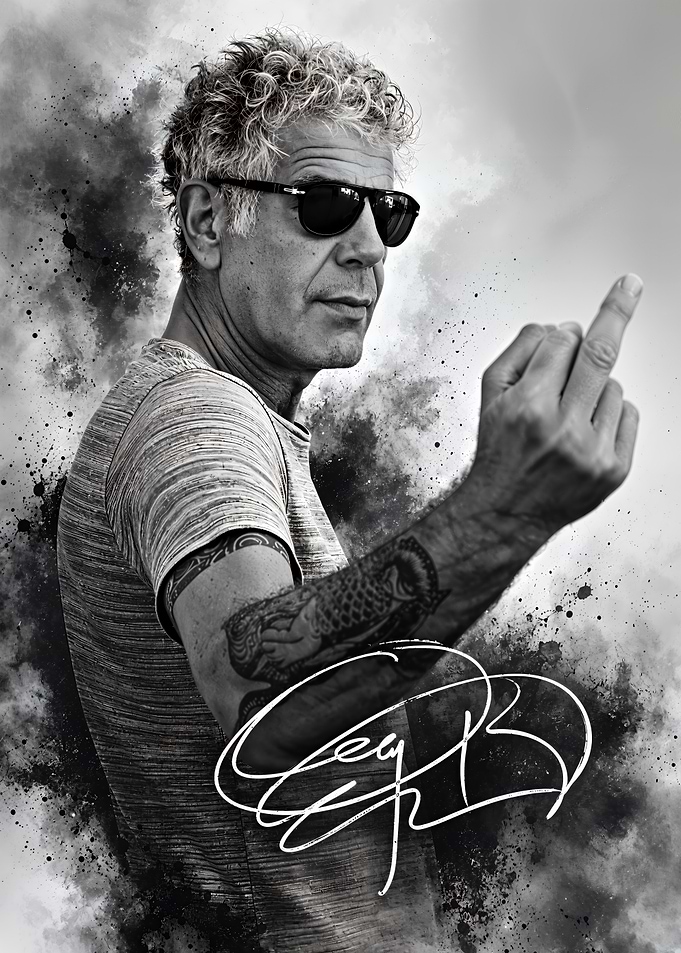 Anthony Bourdain Portrait