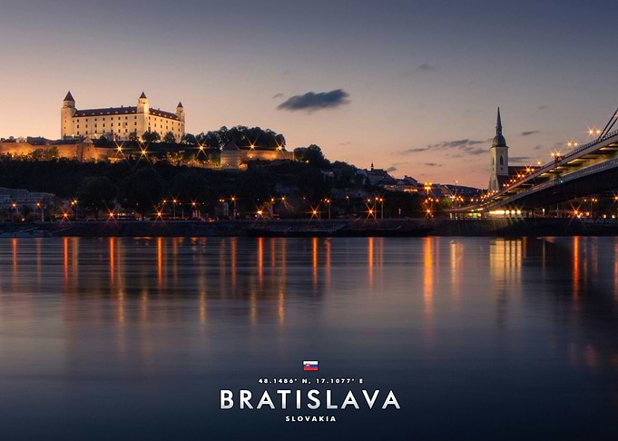 Bratislava Castle at Twilight