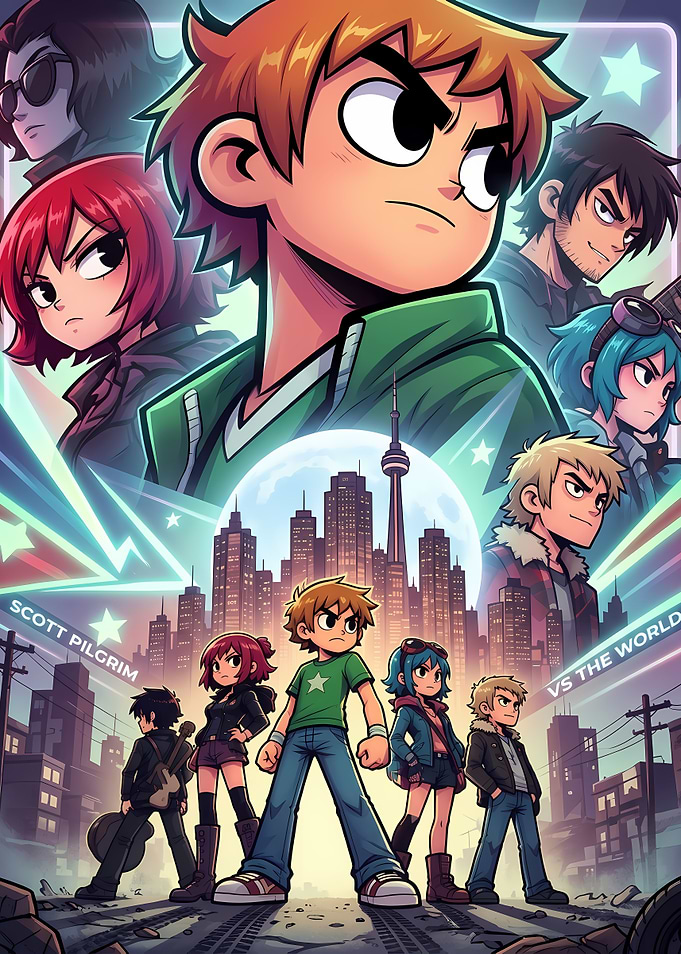 Scott Pilgrim vs The World Poster