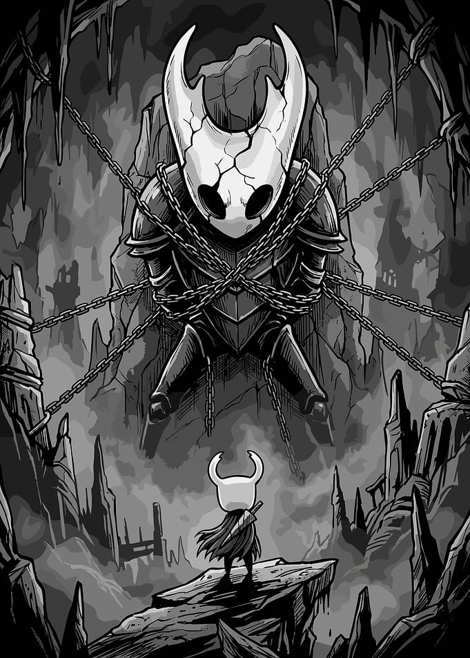 Hollow Knight Facing The Bound Knight