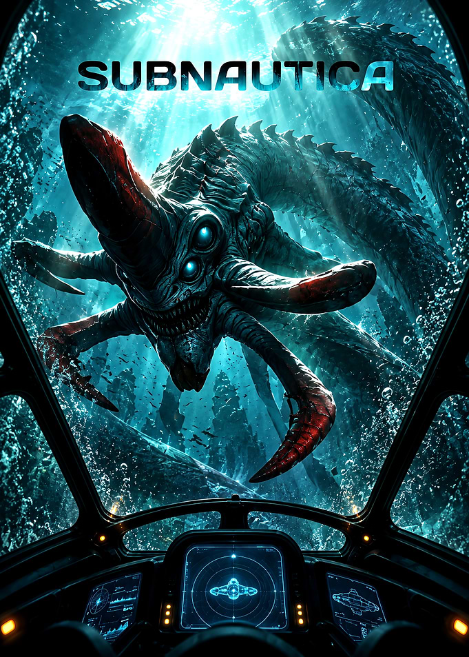 Subnautica Reaper Leviathan Encounter