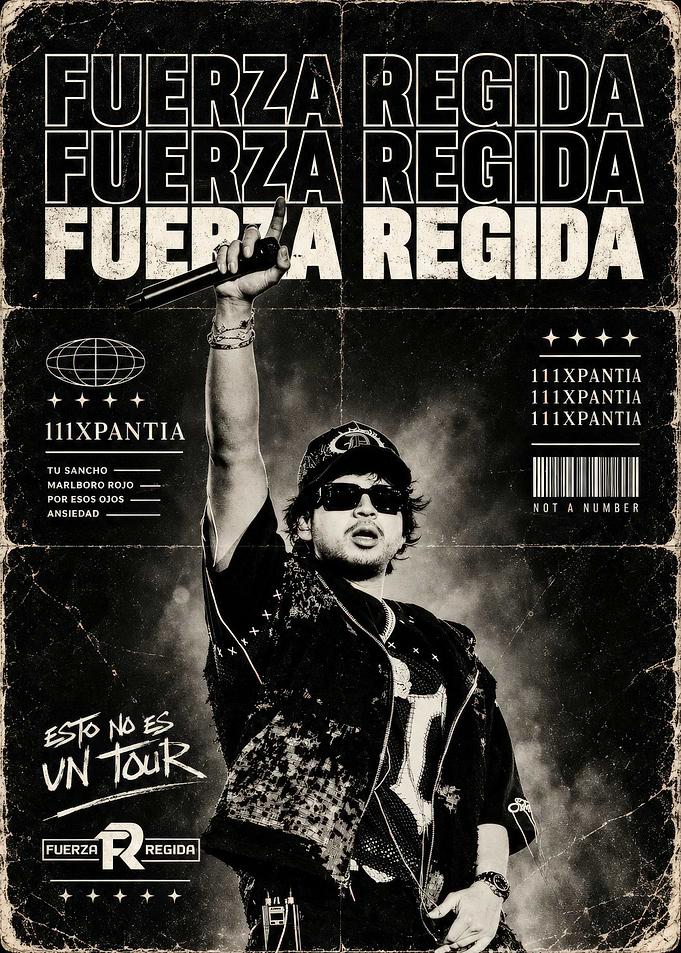 Fuerza Regida Concert Poster