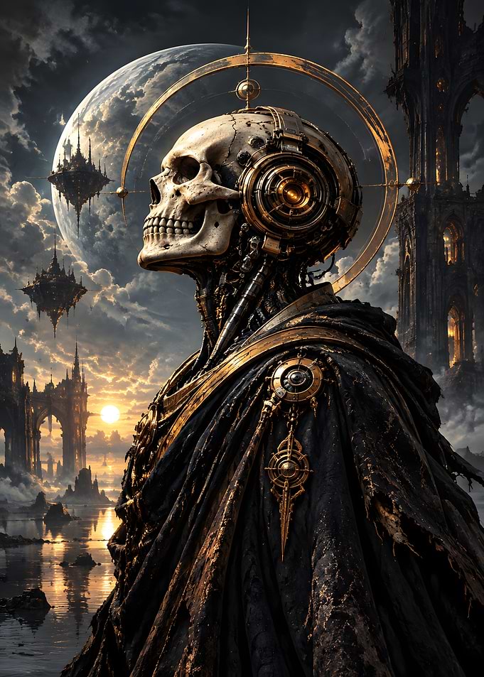 Cybernetic Skull King in Celestial Realm
