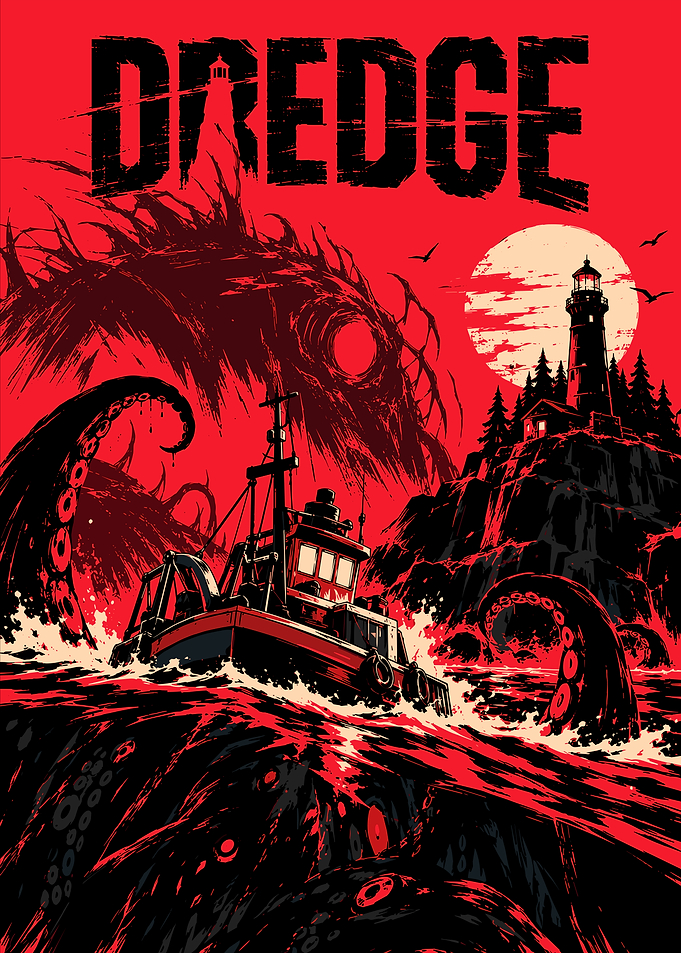Dredge Video Game Poster