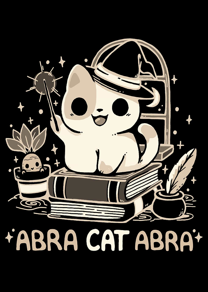 Abra Cat Abra Cute Wizard Cat