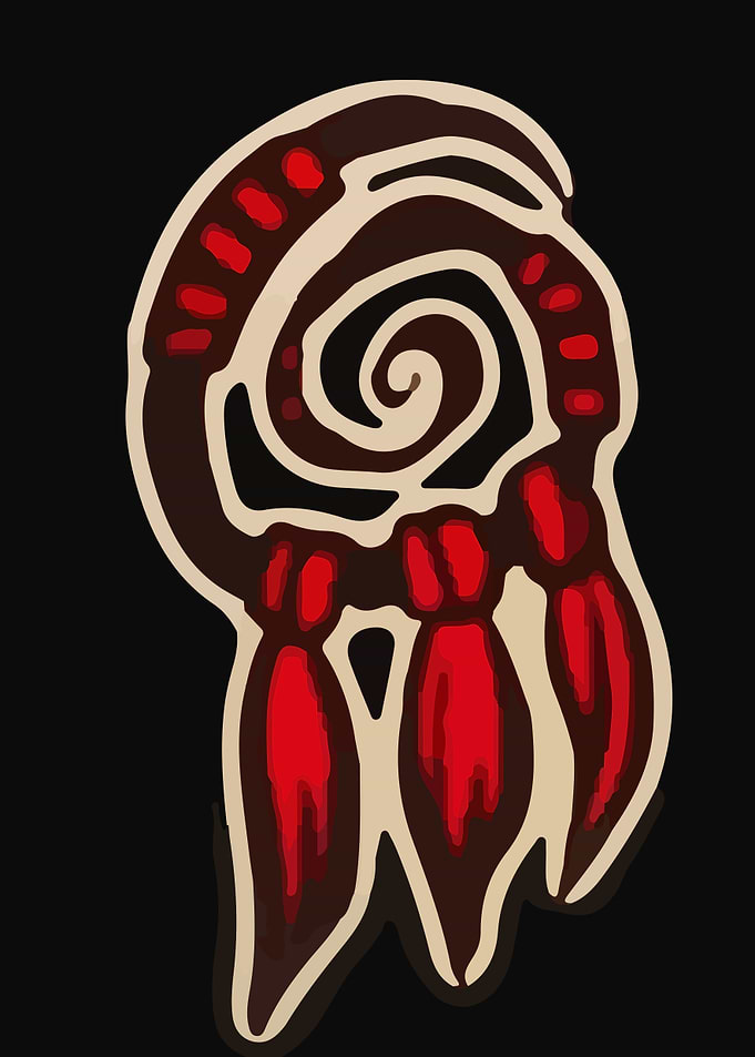 Stylized Tribal Dreamcatcher Graphic