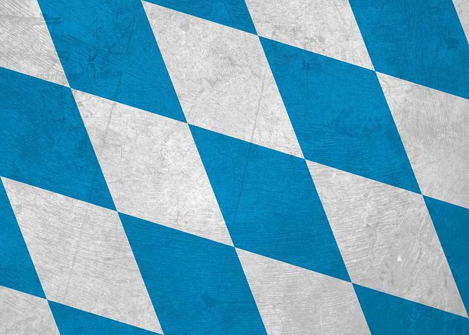 Flag of Bavaria on Wall
