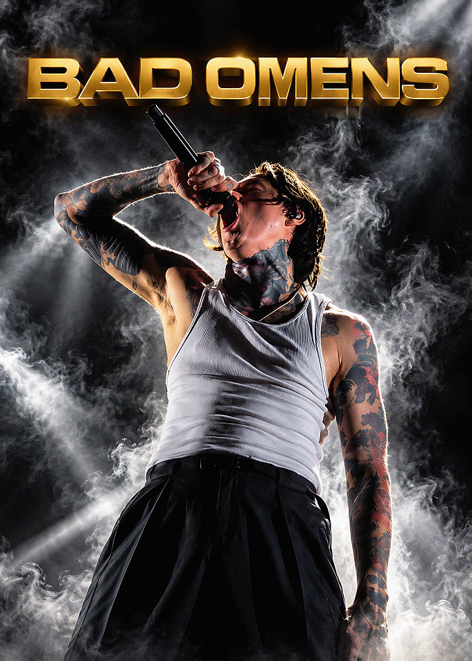 Bad Omens Noah Sebastian Concert Poster