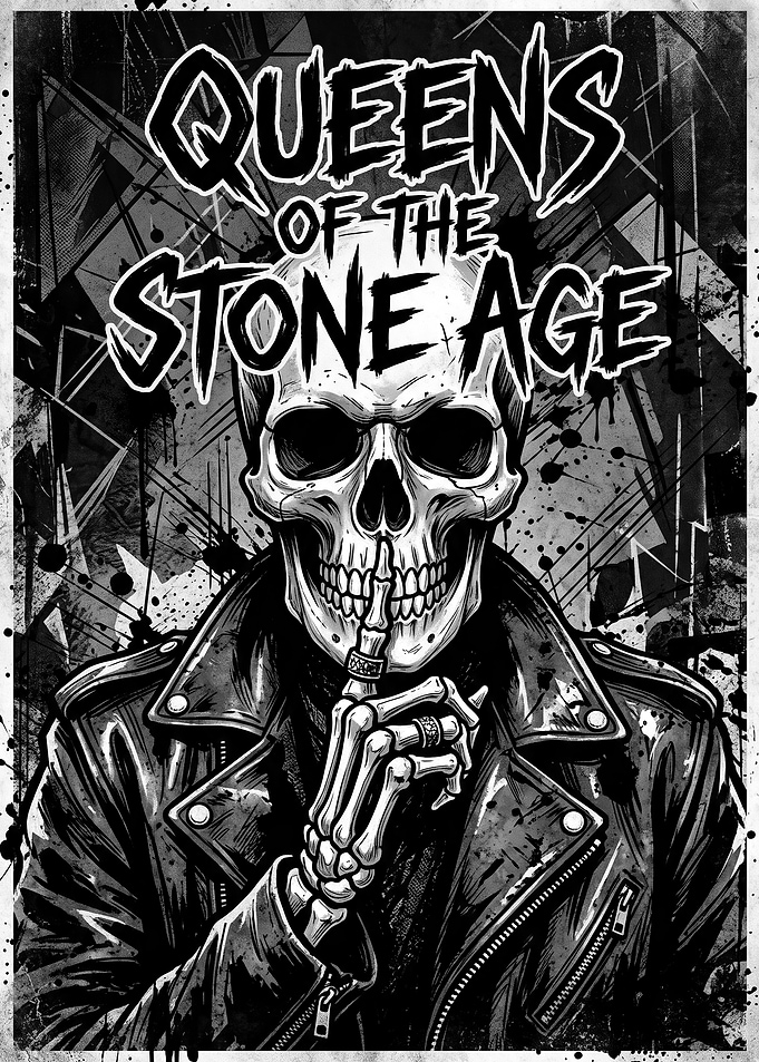 Queens of the Stone Age Skull Poster
