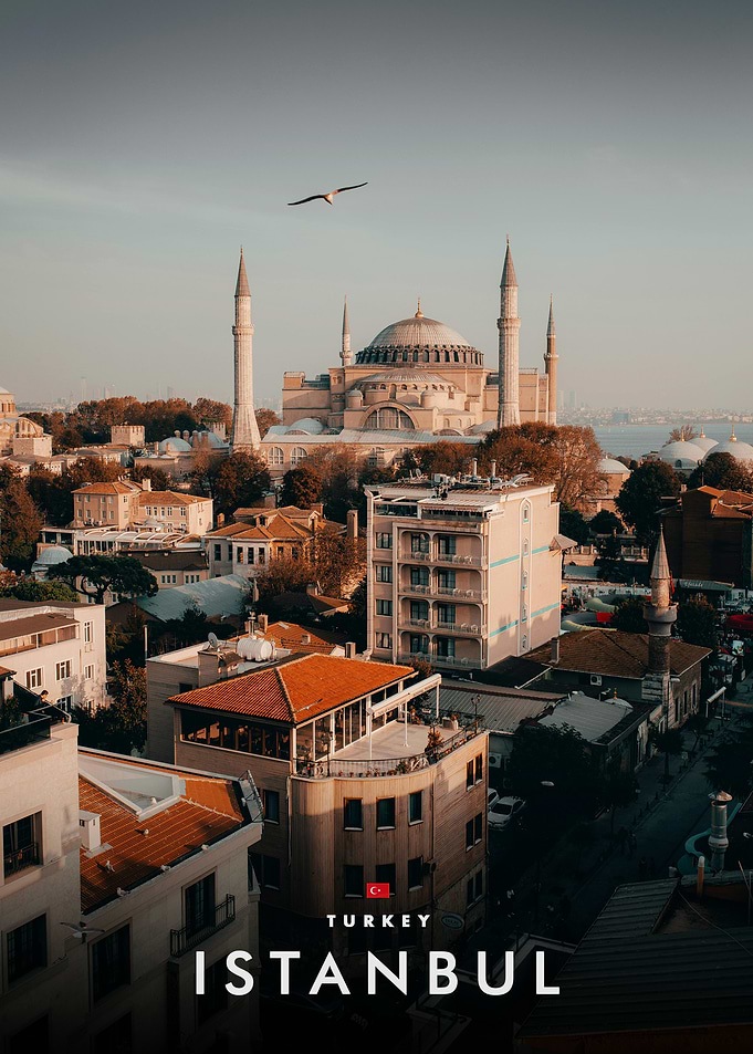 Hagia Sophia View in Istanbul