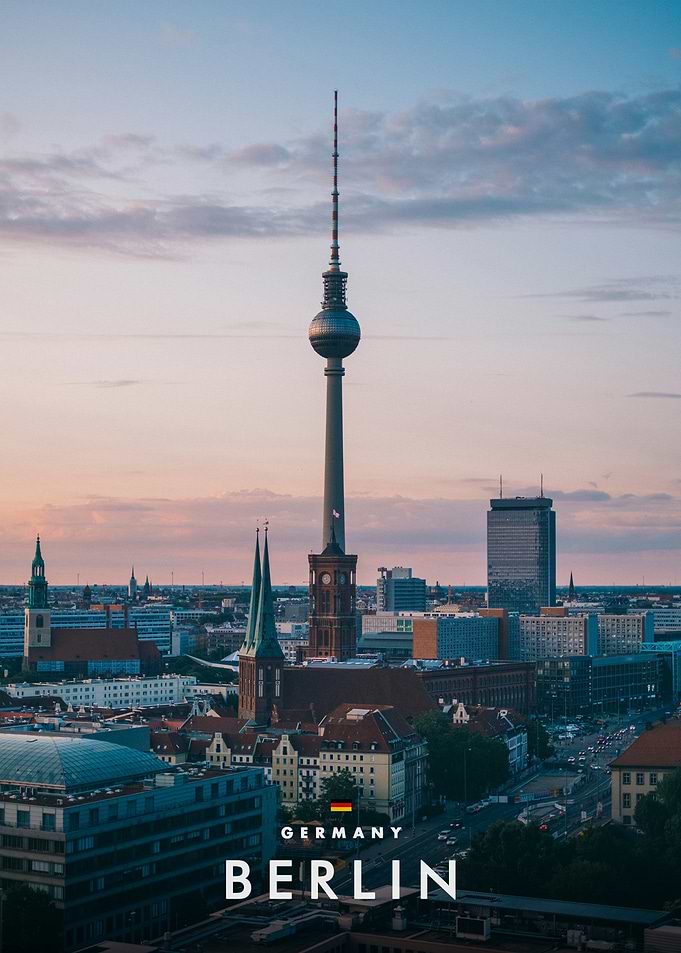 Berlin Cityscape with TV Tower