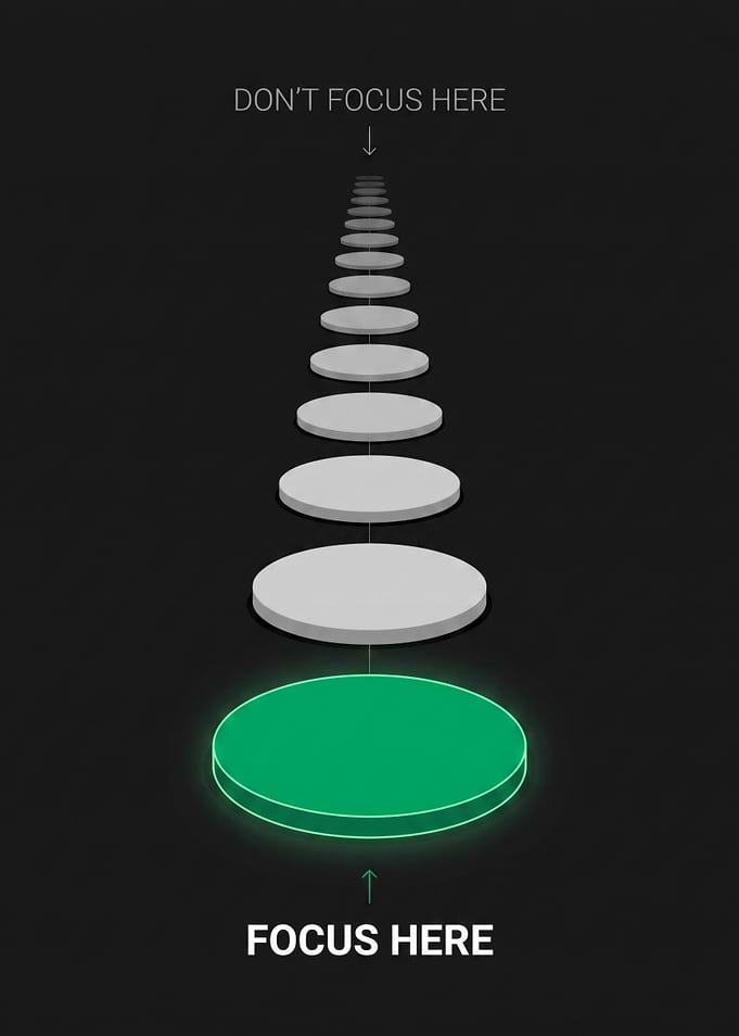 Motivational Minimalist Focus Perspective Graphic